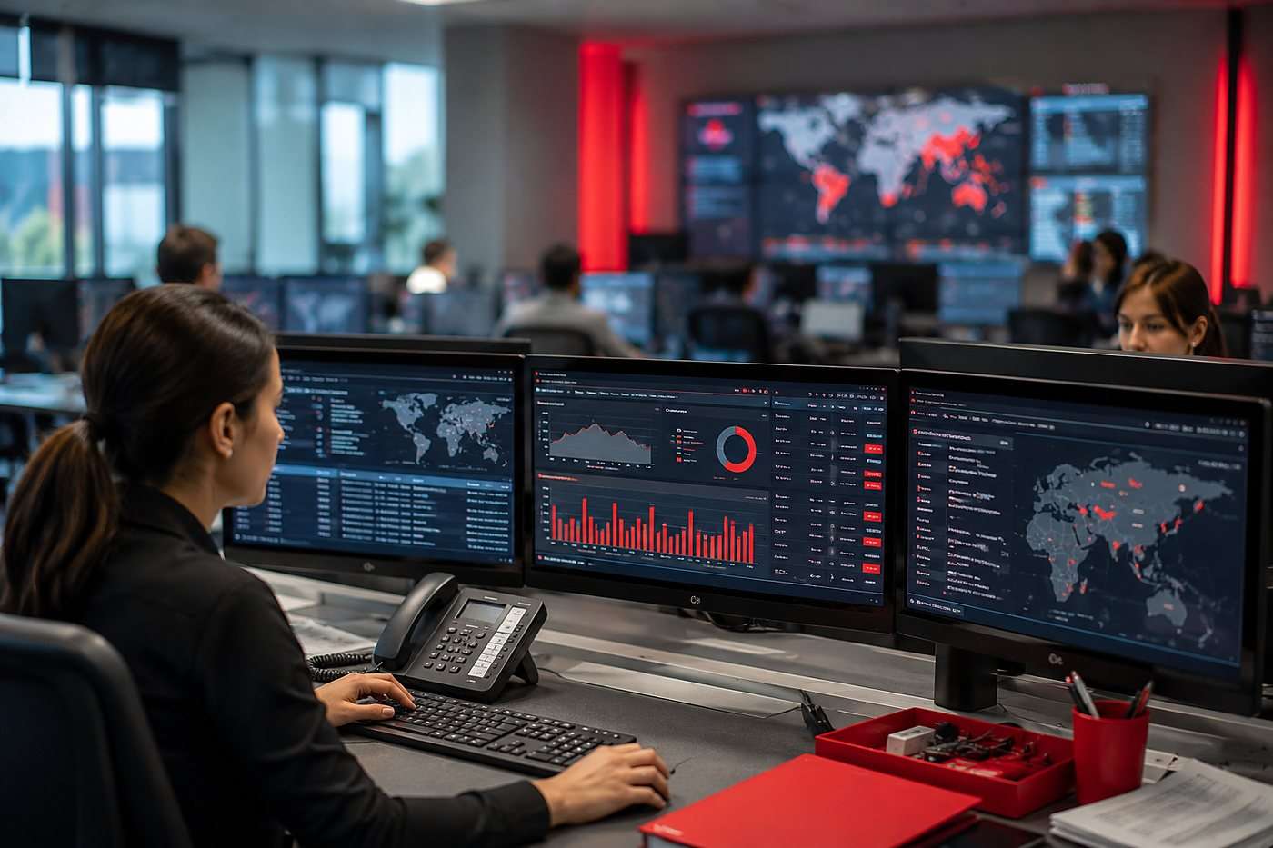 Flash by Redspher control room monitoring shipments worldwide