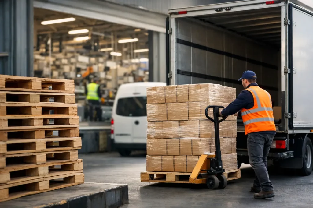 Same Day Pallet Delivery Without Production Delays